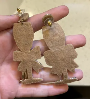 Champagne Earrings thumbnail 3
