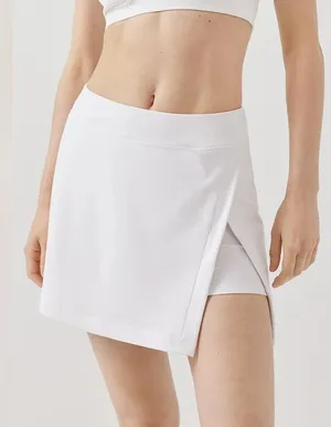 OUTDOOR VOICES Court Skort 4.5″ White Activewear‎ Tennis Pickleball Size L thumbnail 1
