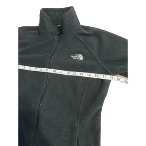 North Face Full Zip Fleece Women's Size Medium Black Hiking Warm Active thumbnail 6