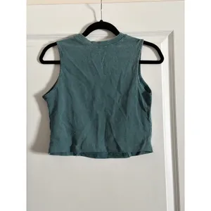 Double Zero Teal Pant Set Drift Away Mineral Wash Wide Leg Medium NWT thumbnail 6