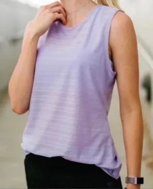 ZYIA Active Lavender Performance Perforated Workout Tank •XXXL thumbnail 1
