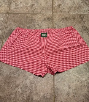 daily drills heart gingham micro shorts thumbnail 2