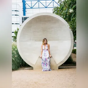 NWT American Threads Pastel Maxi Dress, Small‎ thumbnail 4