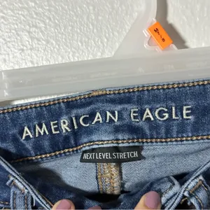 American Eagle Women Blue‎ Denim Hi-Rise Jegging Jeans Next Level Stretch size 0 thumbnail 4