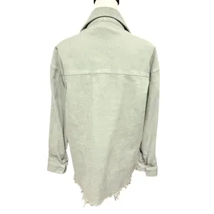 Pac Sun Pale Green Button Down Shacket Top Women's XS / S thumbnail 2