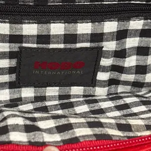 Hobo International Red Patent Leather Fold Over Clutch thumbnail 6