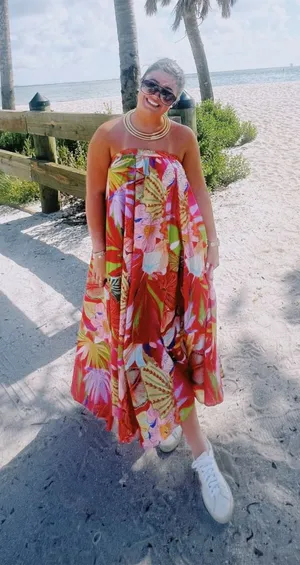 Floral Maxi Skirt/Dress thumbnail 1