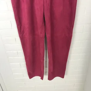 Free People NWT Nightfall Vegan Suede Paperbag Waist Cropped Pants Size 2 thumbnail 8