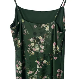 NEW Lost + Wander Green Floral Mesh Overlay Maxi Dress Fairy Cottagecore S‎ thumbnail 6