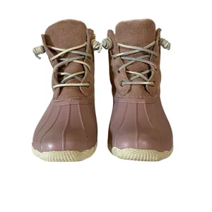 Sperry Top‎ Sider Women's 8 Saltwater Rubber Duck Boots Pink/Blush Garden Shoes thumbnail 3