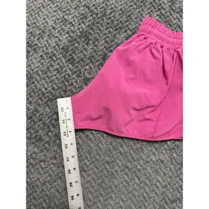 LULULEMON Women's Speed Up Shorts Pink stretch Black Size 6 thumbnail 9