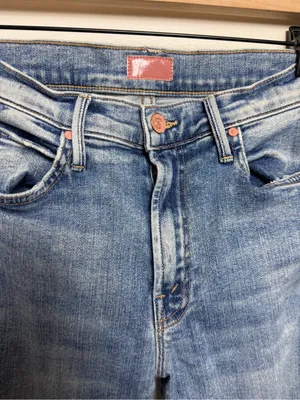 MOTHER The Rascal Ankle Fray Bonfire Lighting Blue Size 26 thumbnail 7