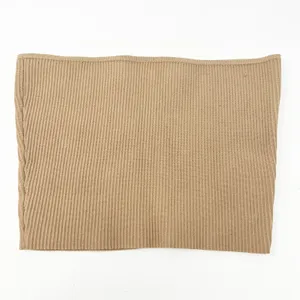 Aritzia‎ Babaton Ribbed Sculpt Knit Essamba Tube Top Honey Beige Womens Size M thumbnail 2