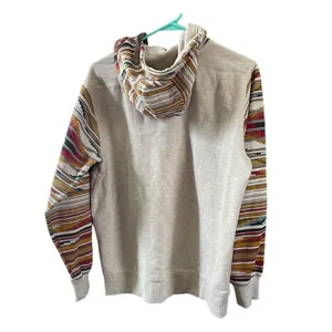 Crazy Horse size M patchwork floral silk nylon blend sweater. thumbnail 3