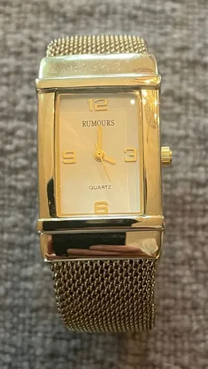 Vintage Gold Tone Rumours Quartz Cuff Watch, Needs New Battery thumbnail 1