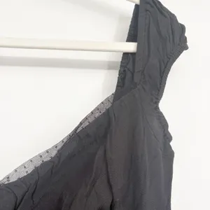 Urban Outfitters Kimchi Blue Womens Black Becca Coquette Mesh Mini Dress Size L thumbnail 3