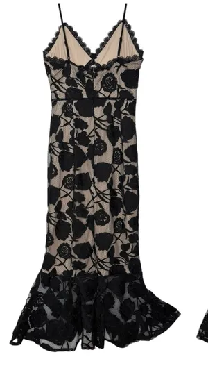 Lulu's Alluring Dream S Black Lace Empire Waist Midi‎ Dress Whimsigoth Y2K thumbnail 1
