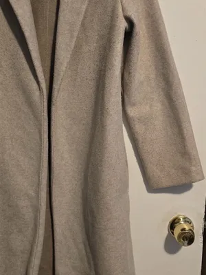Zara Long Light Beige Trench Coat thumbnail 4