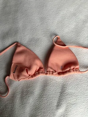 Honey Swim Rosie Ribbed Triangle Top Orange thumbnail 3