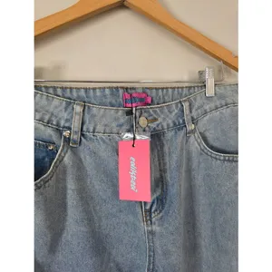 EDIKTED Low Rise Wide Leg Jeans Size Large‎ Bows 4 Days NEW thumbnail 8