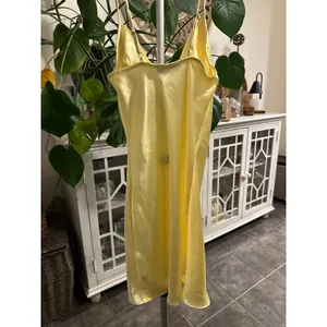 Vintage Y2K Bebe "Liquid Gold" Satin Mini‎ Dress thumbnail 2