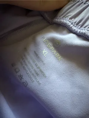 Women’s Lavender Athletic Shorts with Elastic Waist thumbnail 2