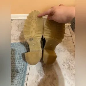 Free People James Chelsea Lug Sole Boots in Brown/Olive Green thumbnail 8