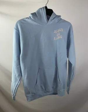 Jesus Hoodie Blue thumbnail 1
