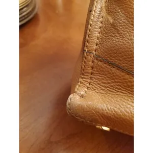 Rebecca Minkoff BROWN Soft Leather Pocket Zipper Top Handles Shoulder Bag thumbnail 13