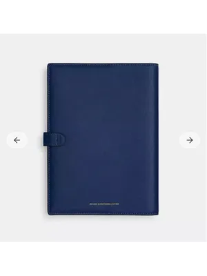 NEW Rexy 10th Birthday Blue Leather Notebook NIB thumbnail 3