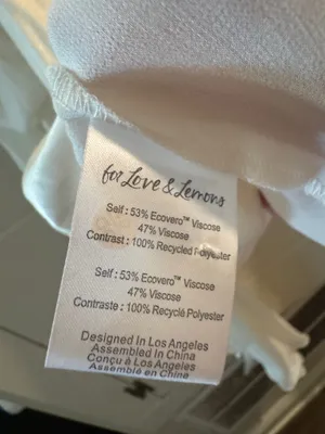 NWT for love and lemons white mini dress thumbnail 5