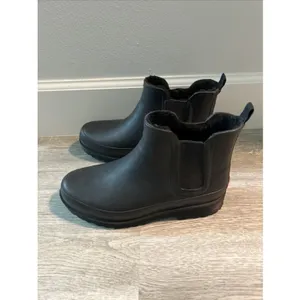 Chooka Everyday Neoprene Ankle Rain Boot Black thumbnail 4
