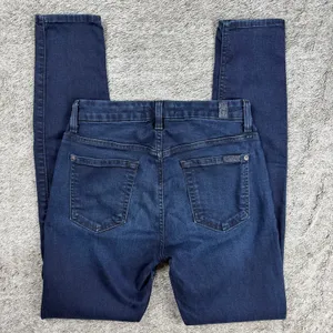 7 For All Mankind The High Waist Skinny Women's 26 thumbnail 2