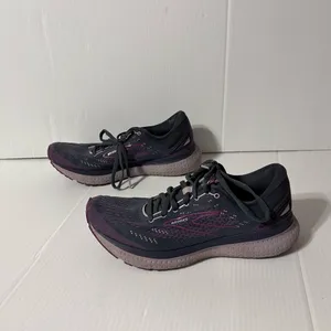 BROOKS Glycerin 19 grey/purple running shoe sneakers women size 10 thumbnail 2