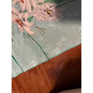 Vintage Floral Print Scarf Lightweight Accessories Fashion‎ Women Made in Japan thumbnail 8