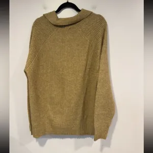 American Eagle collared oversized brown‎ soft knit sweater thumbnail 3