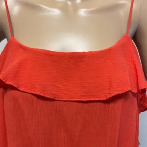 Free People Spaghetti Strap Ruffle Top thumbnail 2