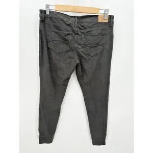 Abercrombie‎ Gray Suede Pants Slight Stretch Flat Front Womens Size 6 thumbnail 4