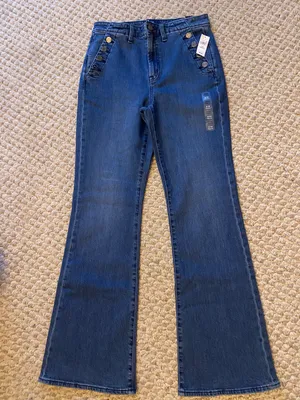 Gap ‘70s Flare Jeans Size 8 NWT thumbnail 1