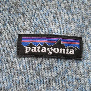 Patagonia Better Sweater 1/4 Zip Pullover Top Light Blue Gray thumbnail 4
