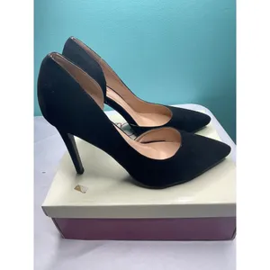 China‎ Glaze size 10 Chic Suede Pointed Toe Pumps thumbnail 3