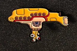Our friends are all on board the Yellow Submarine | Unisex pins & magnets thumbnail 1