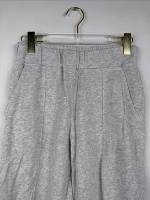 Abercrombie Soft A&F Light Grey Pull On Lounge Jogger Sweatpants Size Small thumbnail 2
