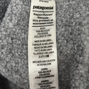 Patagonia Better Sweater 1/4 Zip Fleece Jacket Sz L Heather Gray Outdoors thumbnail 6