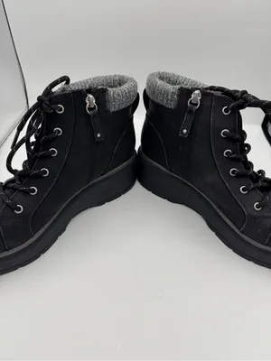 Dr. Scholl’s Nice max alp Black Ankle Lace-Up Platform Boots Womens size 10 fall thumbnail 4