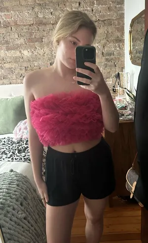 ZARA Tulle Top thumbnail 1