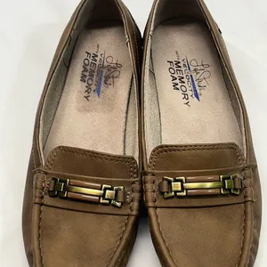 Life‎ Stride Velocity Shoe Women 6 Brown W/Memory Foam Comfy Grandma Cottagecore thumbnail 2