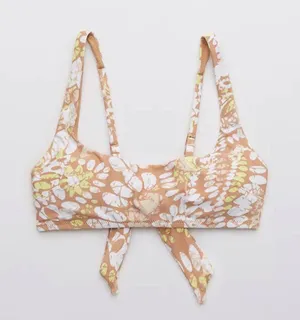 Tie Back Scoop Bikini Top thumbnail 1