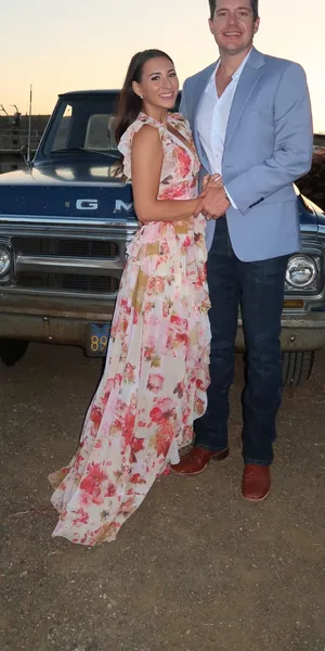 Floral maxi dress Pink thumbnail 1
