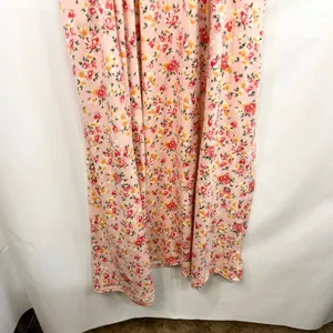 Culture Code Medium Maxi Dress‎ Pink Floral Smocked Cottagecore Feminine 1264 thumbnail 7